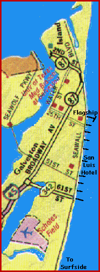 Galveston Map